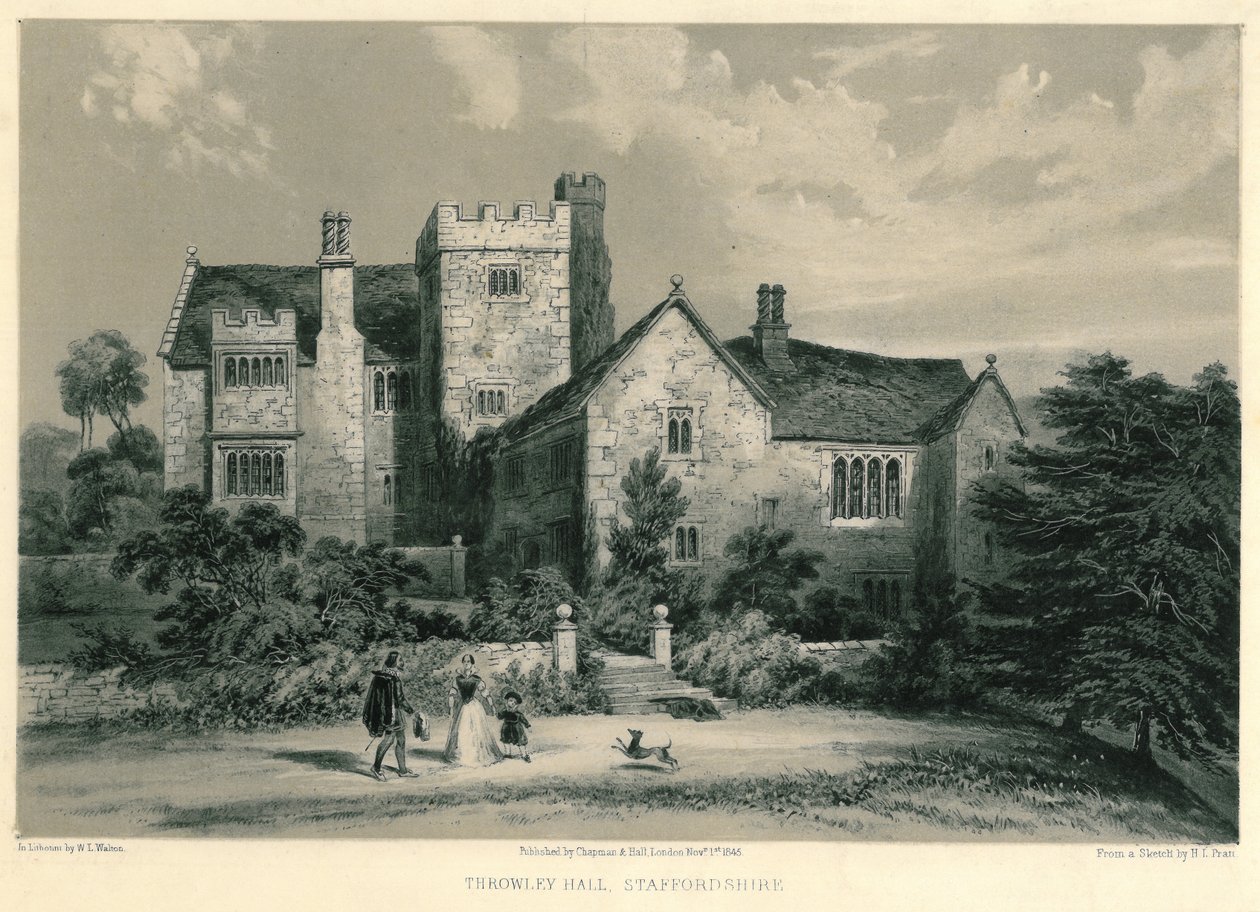 Throwley Hall by W. L Walton