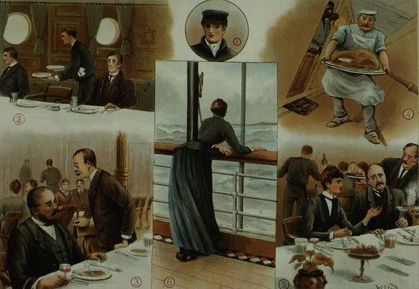 Down Channel, the effects of seasickness on some of the passengers, from 