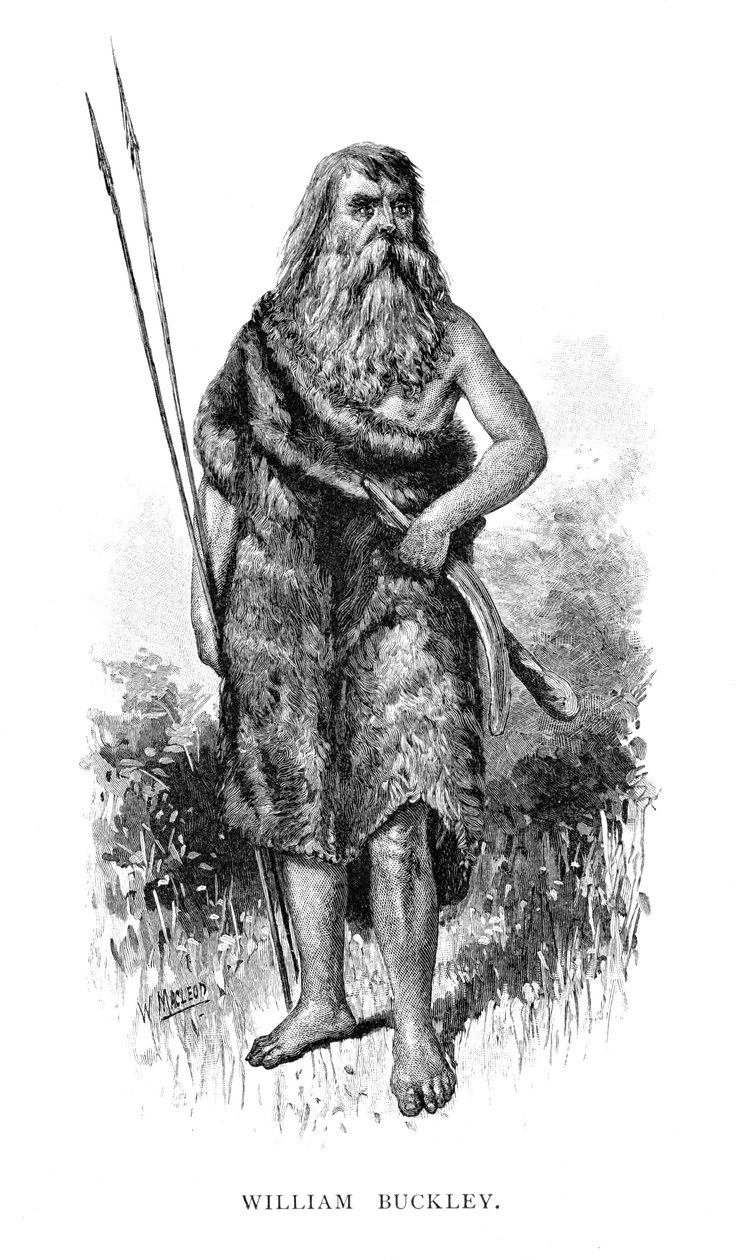 William Buckley, escaped English convict in Australia by W. Macleod