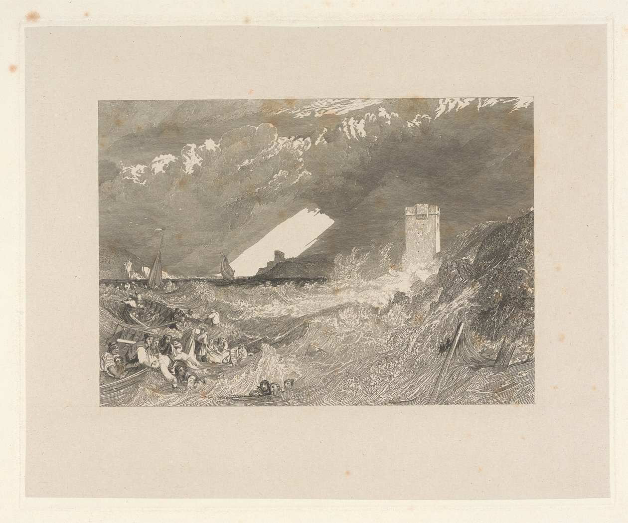 Entrance to Fowey Harbour, Cornwall by W. R. Smith