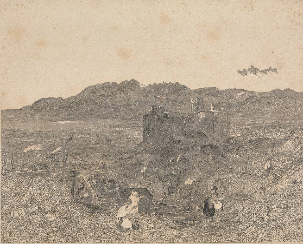 Harlech Castle, North Wales by W. R. Smith
