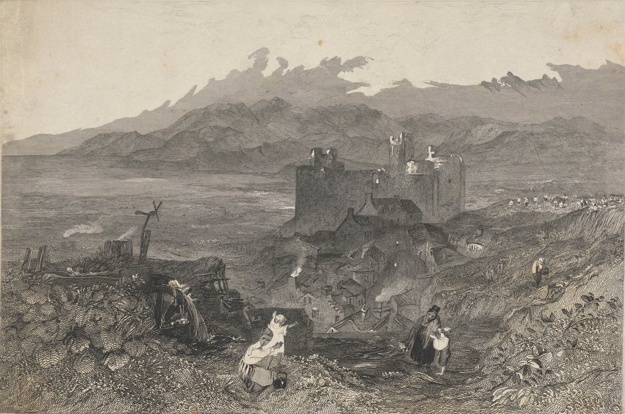 Harlech Castle, North Wales by W. R. Smith