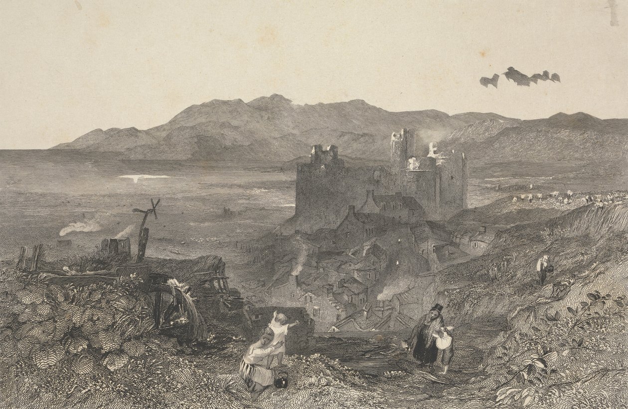 Harlech Castle, North Wales by W. R. Smith
