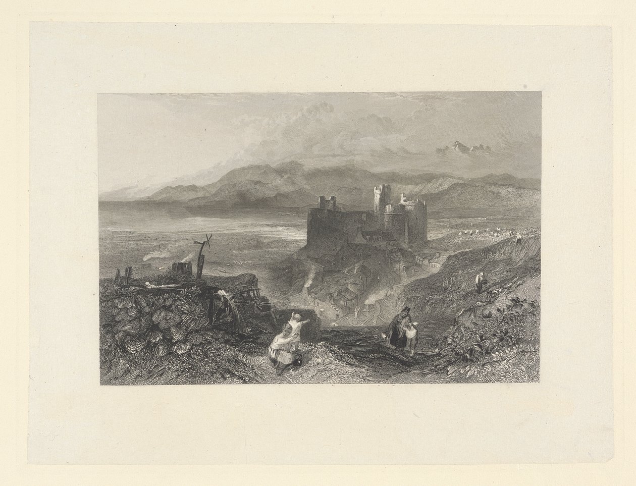Harlech Castle, North Wales by W. R. Smith