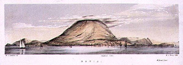 View of Charlestown on the Island of Nevis, West Indies, Engraved by Henry C. Trery, c.1849 by W. S. (after) Andrews