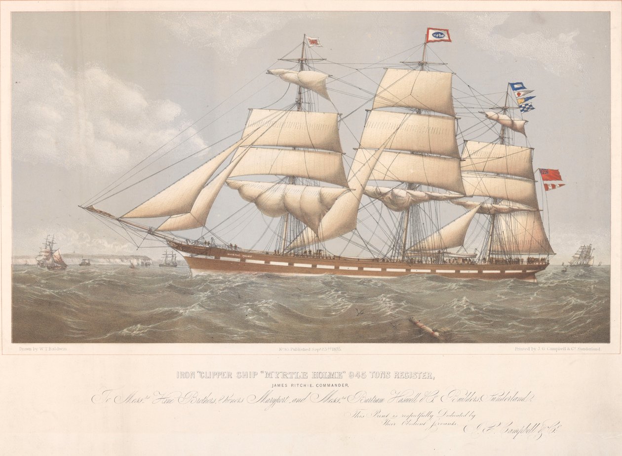Iron Clipper Ship 