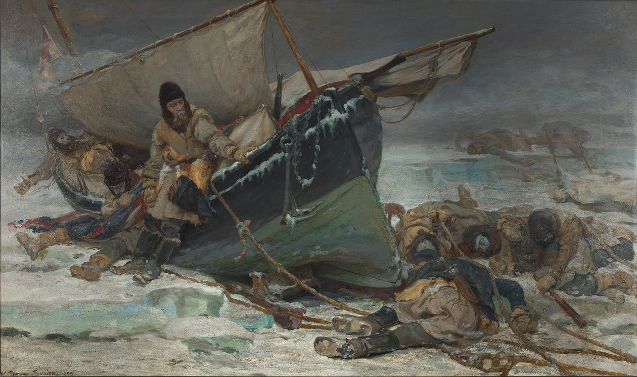 Sir John Franklin Dying by His Boat During the North-West Passage Expedition of HMS 