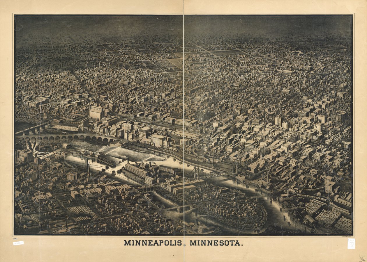 Minneapolis, Minnesota by W. V.; Monasch Herancourt