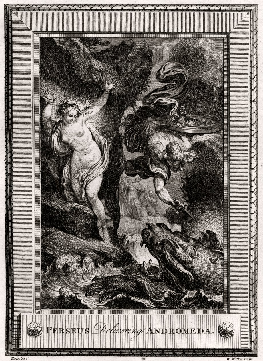 Perseus Delivering Andromeda by W. Walker