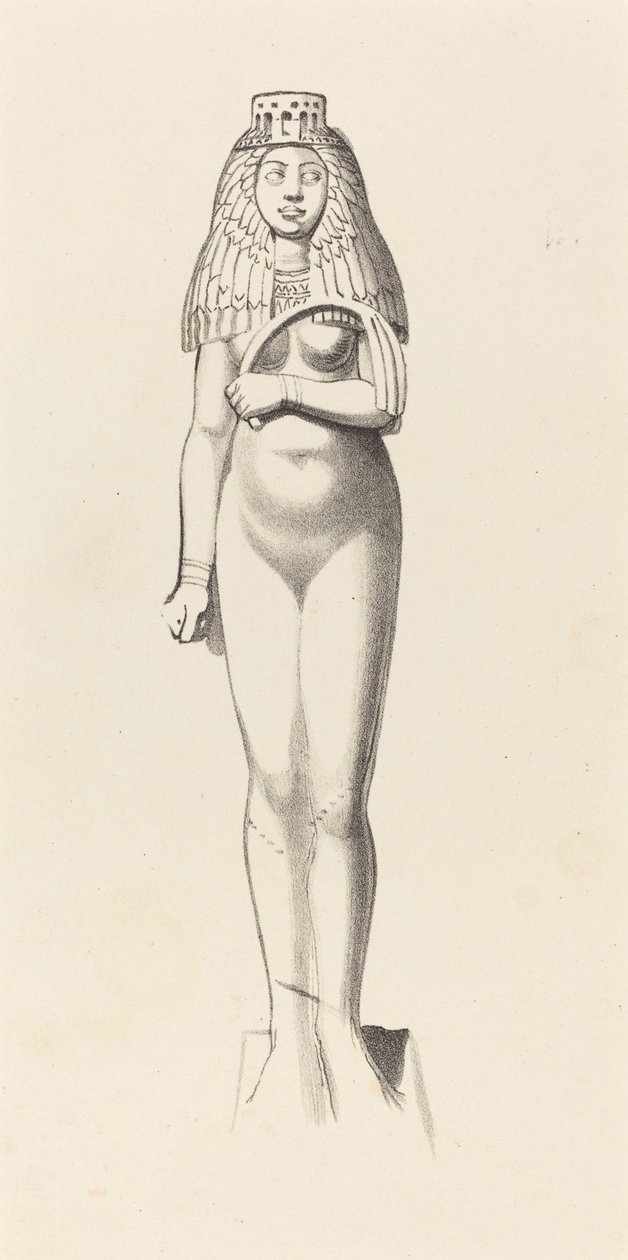 Figure of Bubaste or Isis by W. Walton after John Flaxman