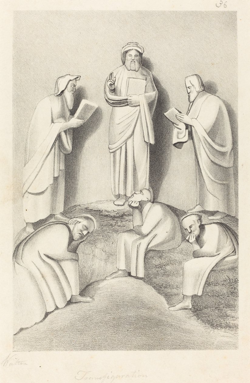 The Transfiguration by W. Walton after John Flaxman