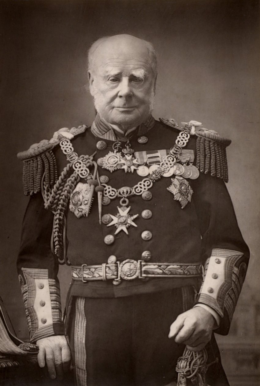 Henry Keppel (1809-1904), English admiral and courtier by W. and D. (after) Downey