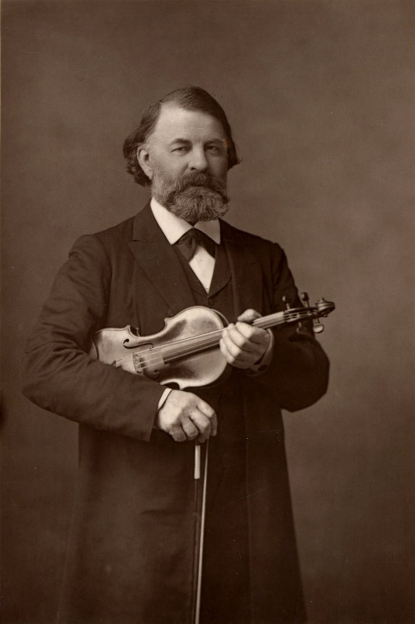 Joseph Joachim (1831-1907) Hungarian Violinist, Composer and Director of Berlin Conservatory by W. and D. (after) Downey
