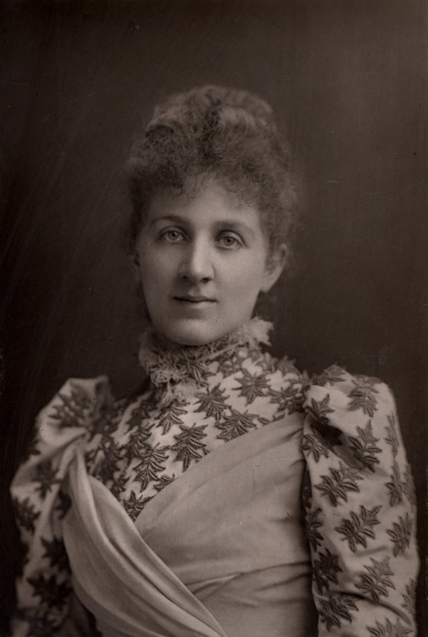 Liza Lehmann (Elizabetta Nina Mary Frederika Lehmann - 1862-1918) English Soprano and Composer by W. and D. (after) Downey