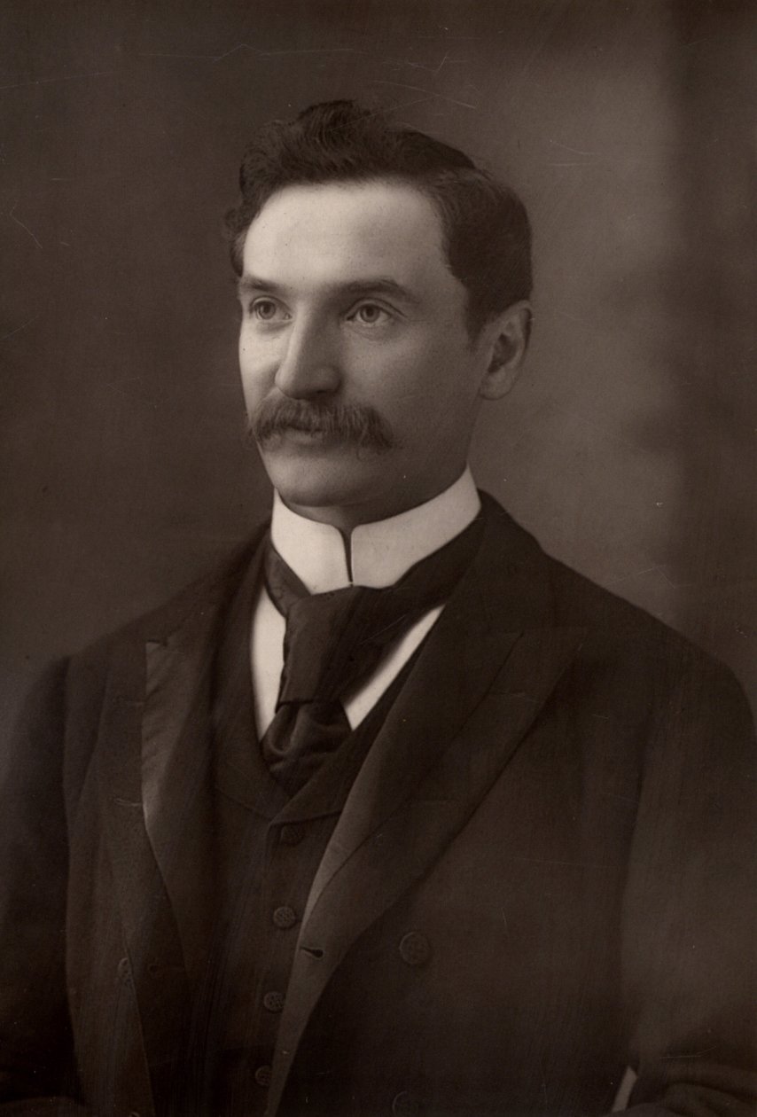 Solomon Joseph Solomon (1860-1927), English portrait and mural painter by W. and D. (after) Downey