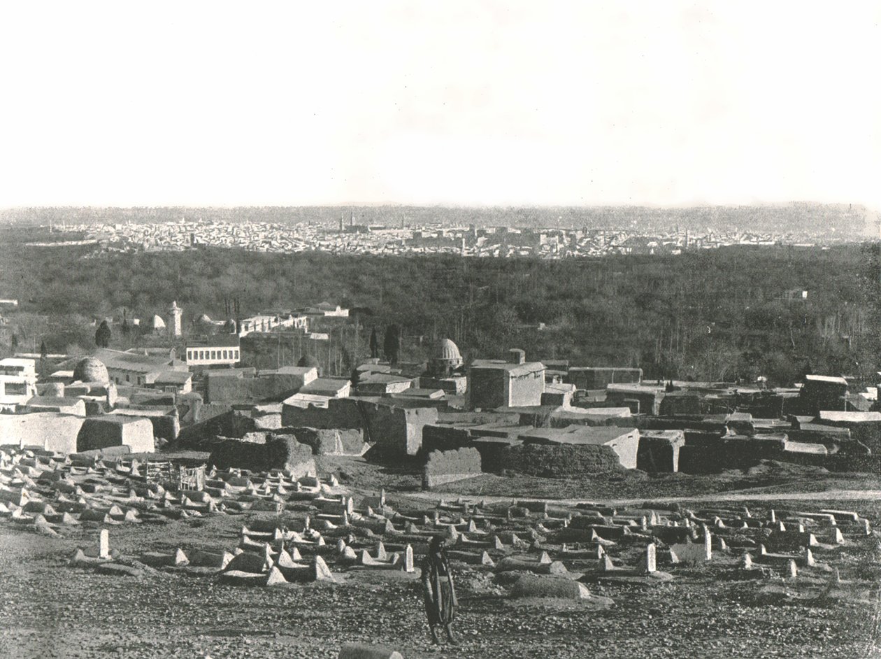 City Panorama from Sulhieh, Damascus, Ottoman Syria by W and S Ltd