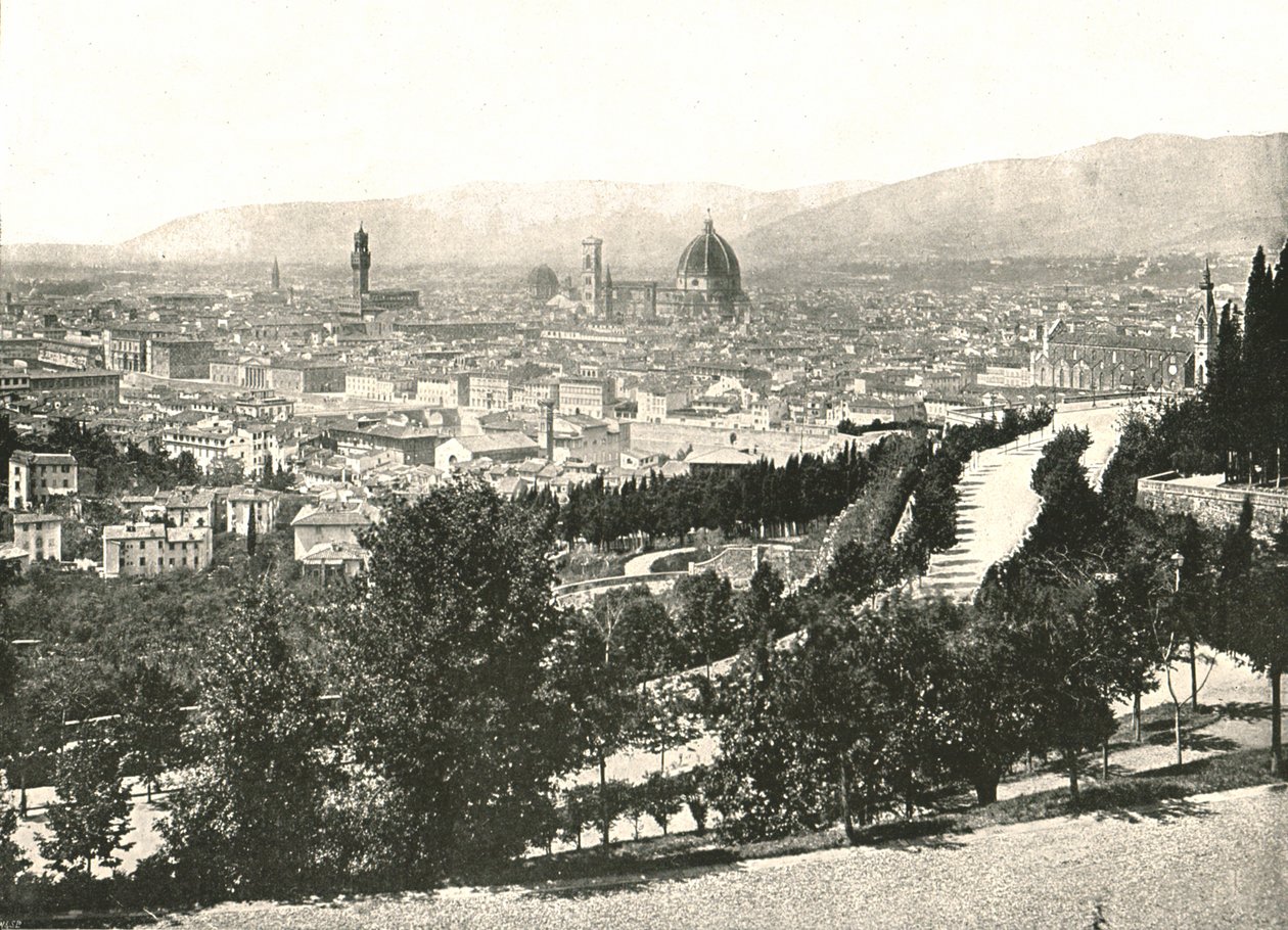 Panorama of the City of Florence, Italy by W and S Ltd