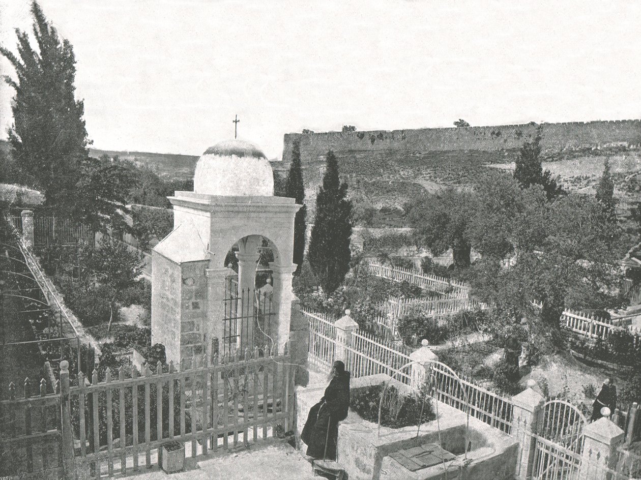 The Garden of Gethsemane, Jerusalem, Palestine, 1895 by W and S Ltd