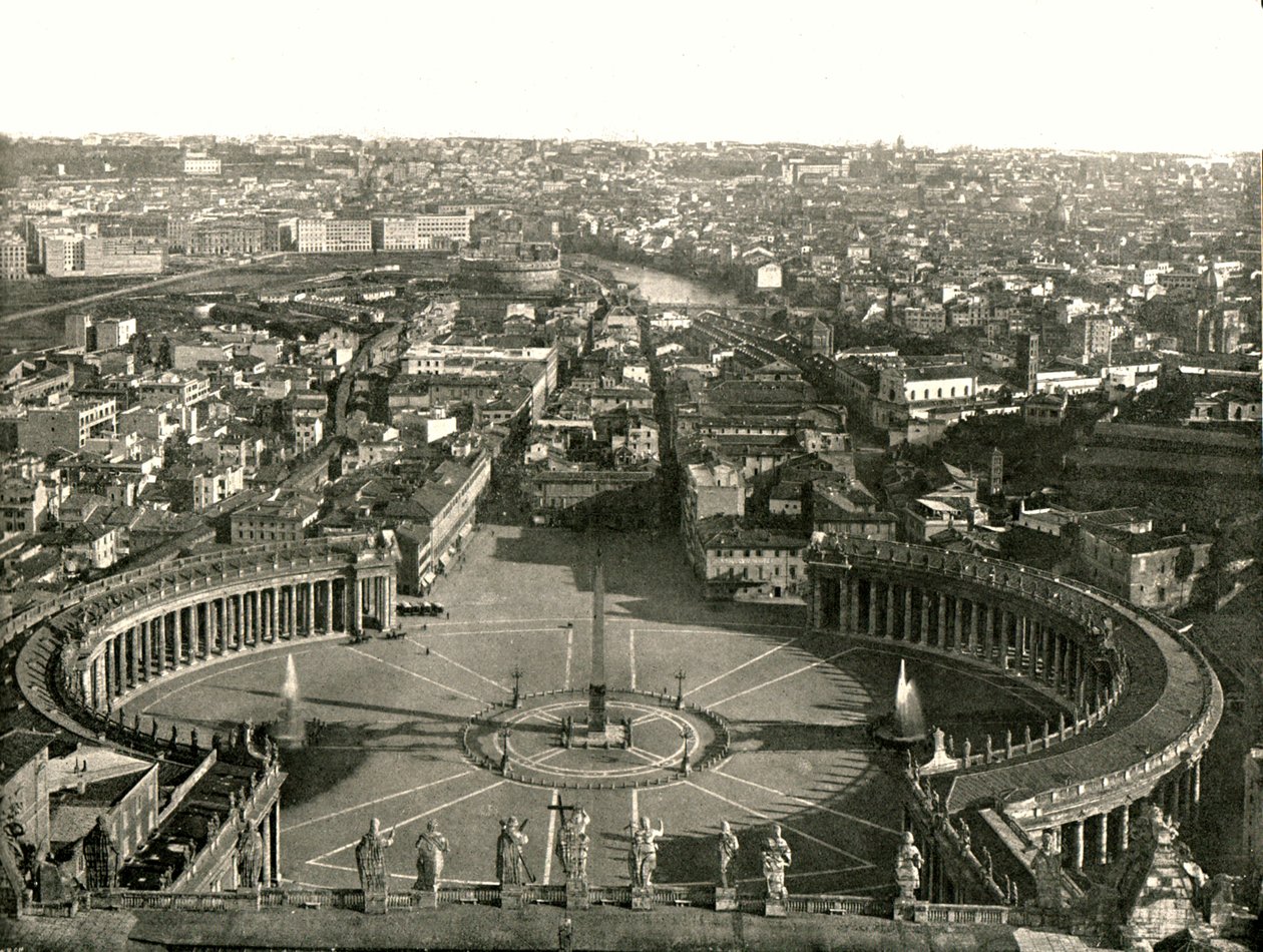View from the Dome of St Peters, Rome, Italy by W and S Ltd