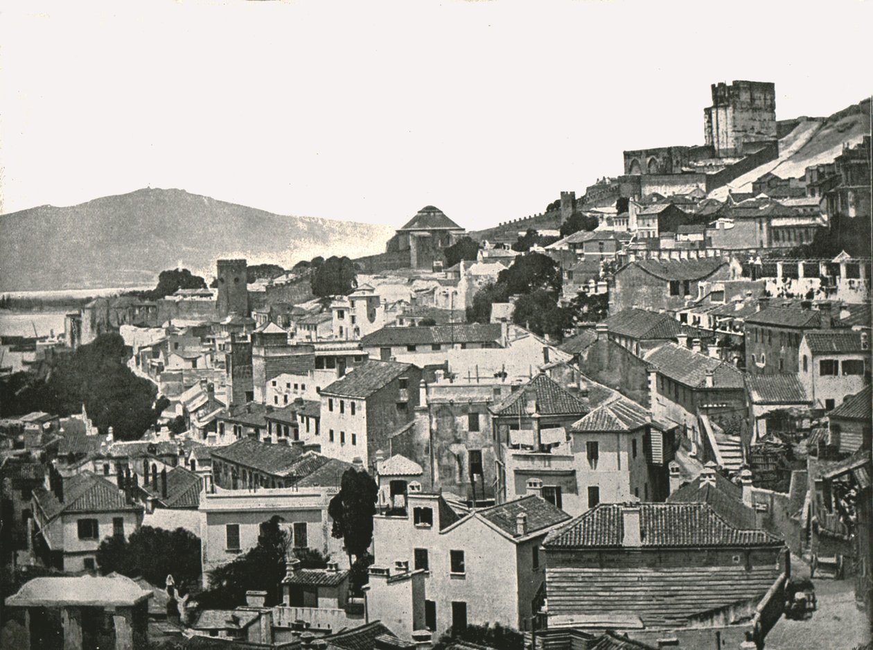 View of the town, Gibraltar by W and S Ltd