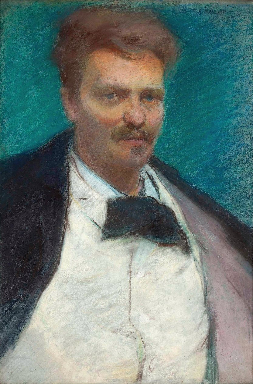 Portrait of August Strindberg by Wadysaw Slewinski