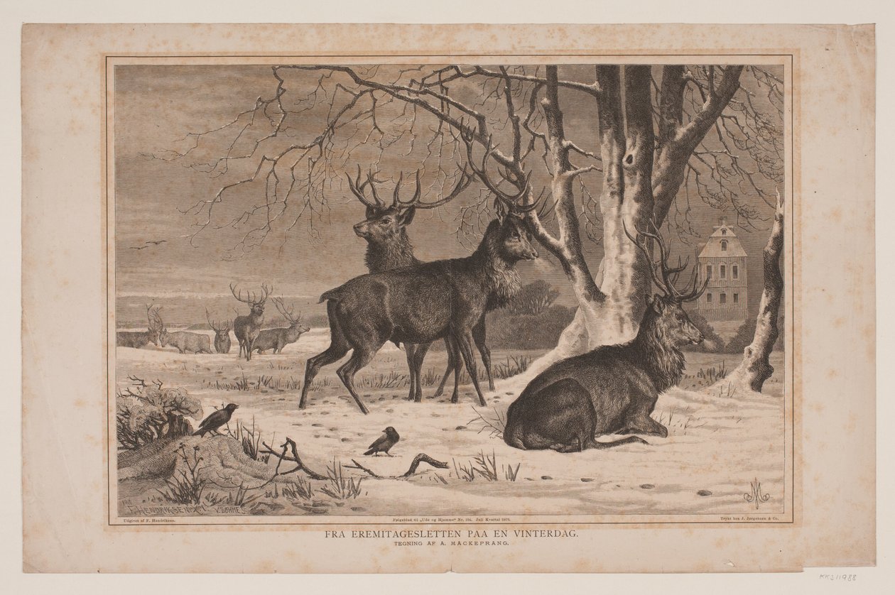 From the Hermitage Plain on a Winter Day by Waldemar Bøhme