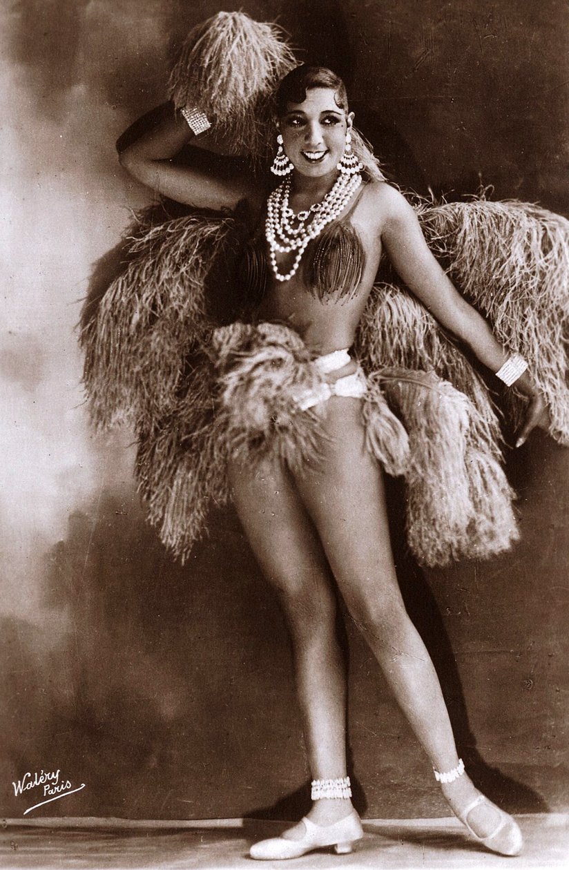 Josephine Baker c.1927 (b/w photo) by Walery