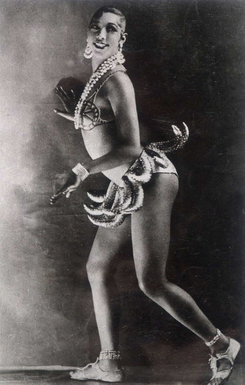 Josephine Baker Dressed with a Belt of Bananas by Walery