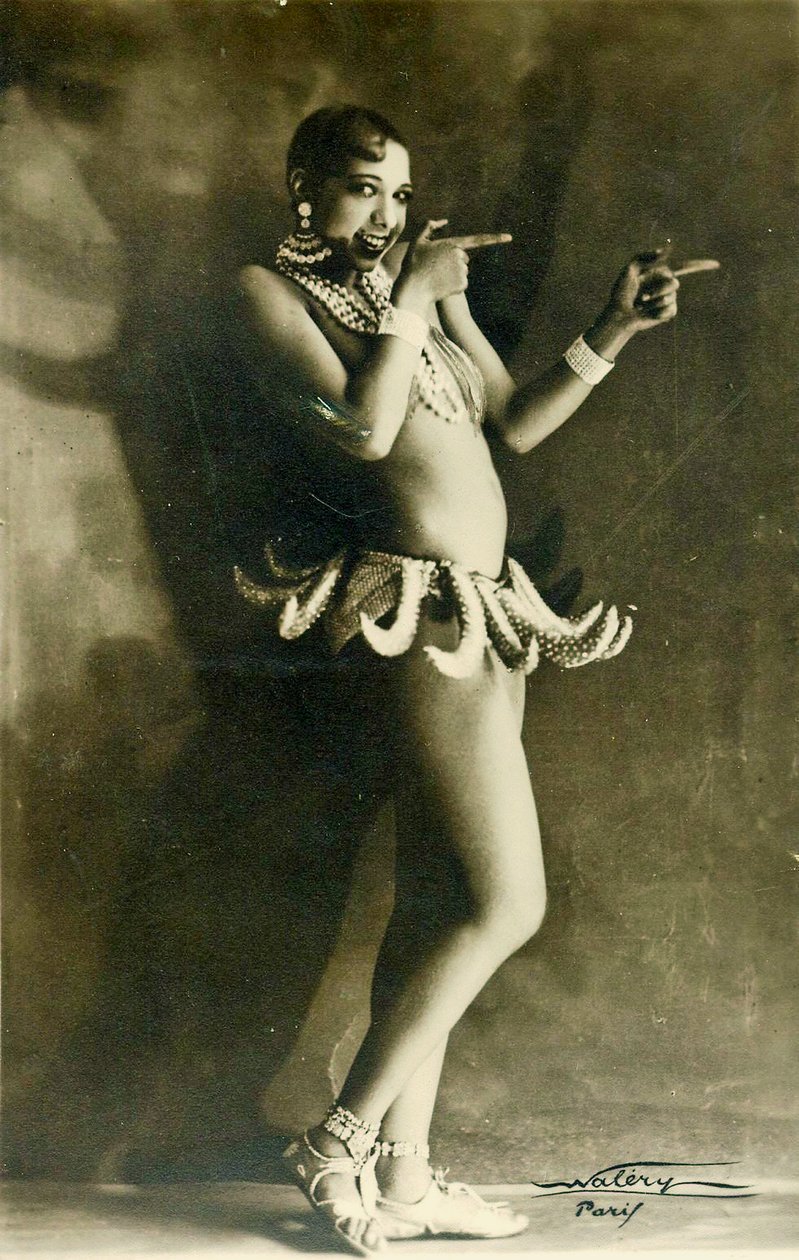 Josephine Baker Wearing Her Famous Banana Costume c.1927 by Walery