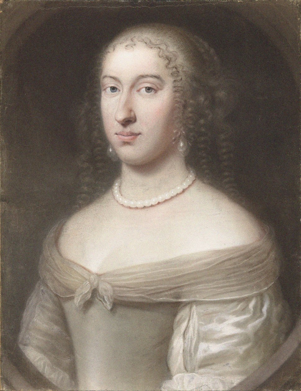 Portrait of Maria Theresa of Spain, Queen Consort of France and Navarre by Wallerant Vaillant