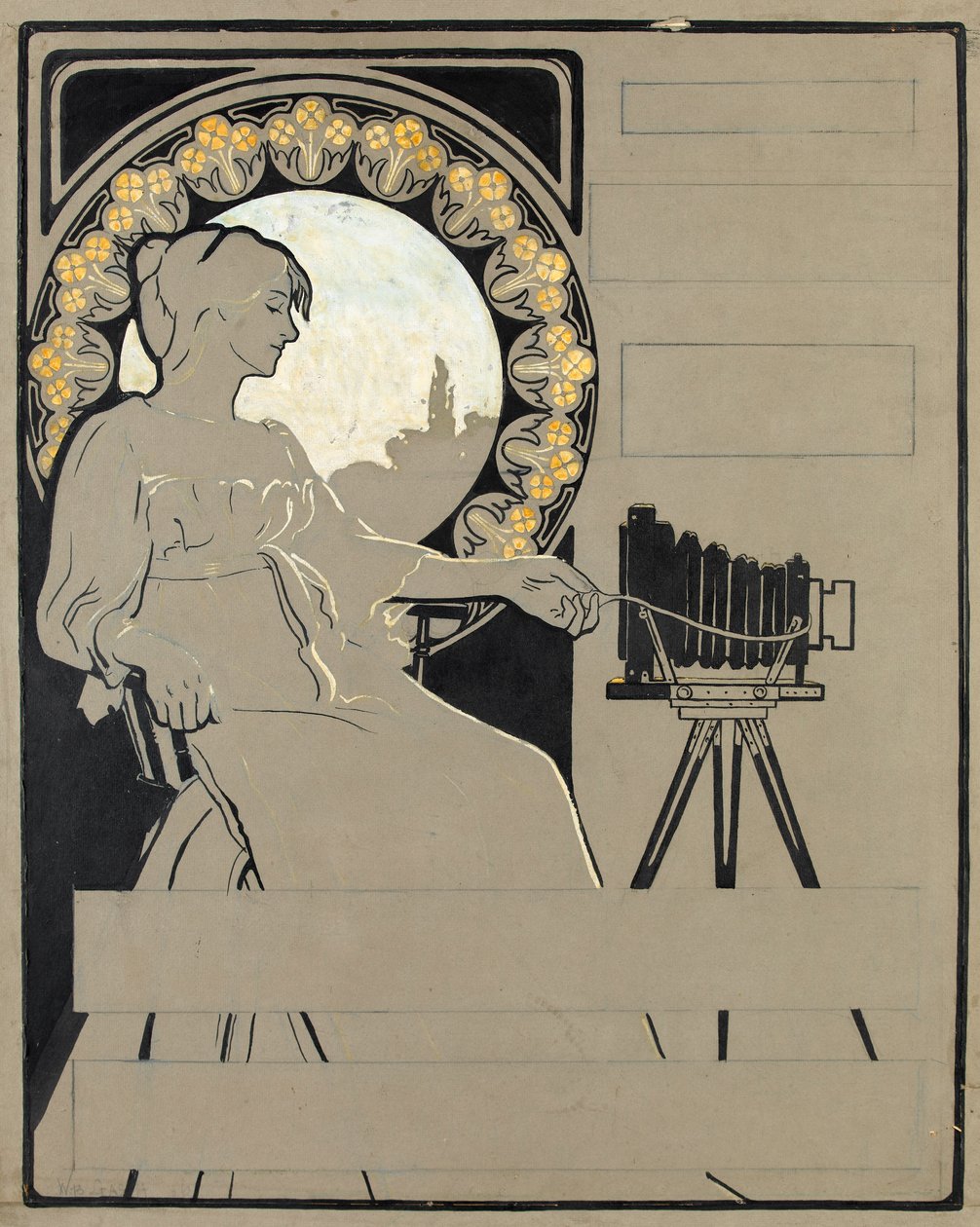 Design for a Camera Advertisement by Walter Bonner Gash