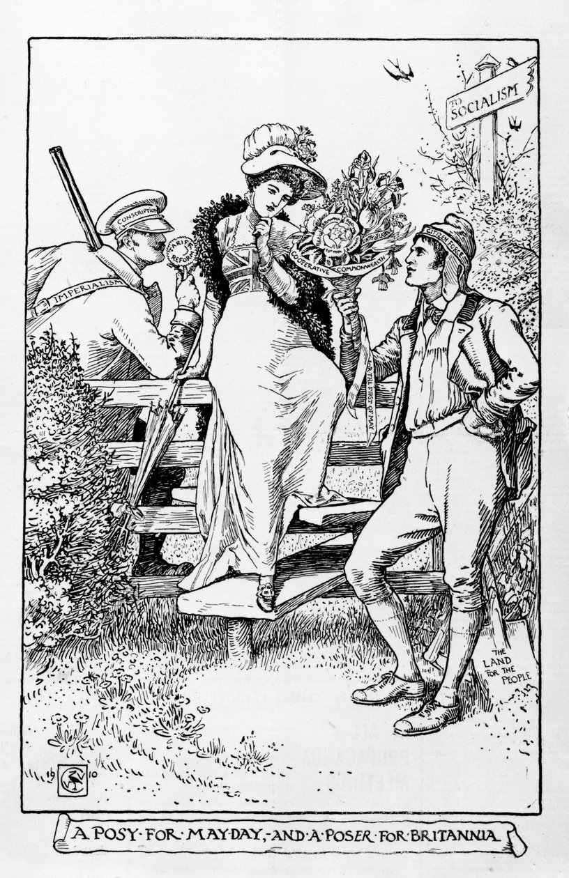 A Posy for Mayday and a Poser for Britannia by Walter Crane
