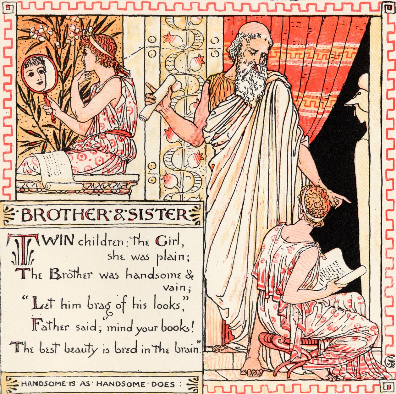 Brother and Sister, Illustration from 