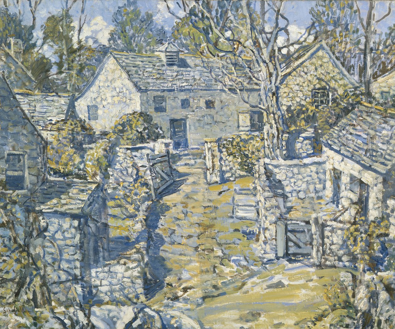 Stone Village by Walter Elmer Schofield