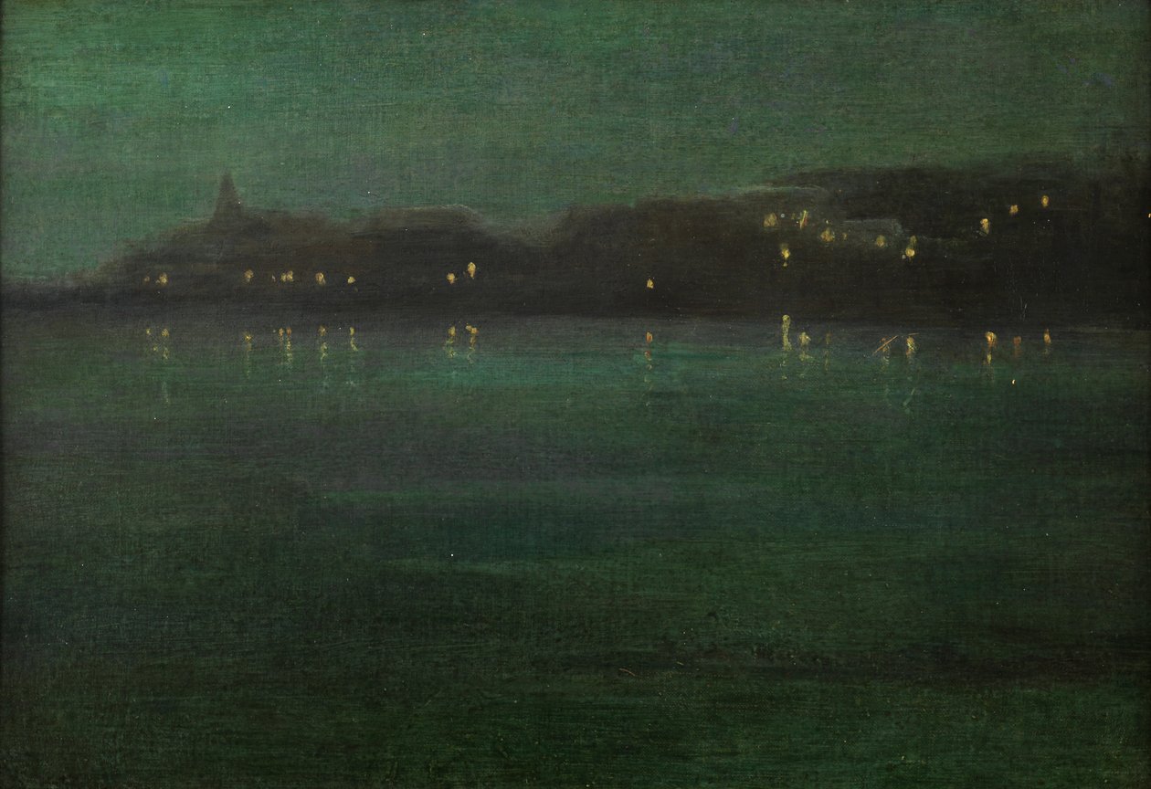 Nocturne: Battersea Reach by Walter Greaves