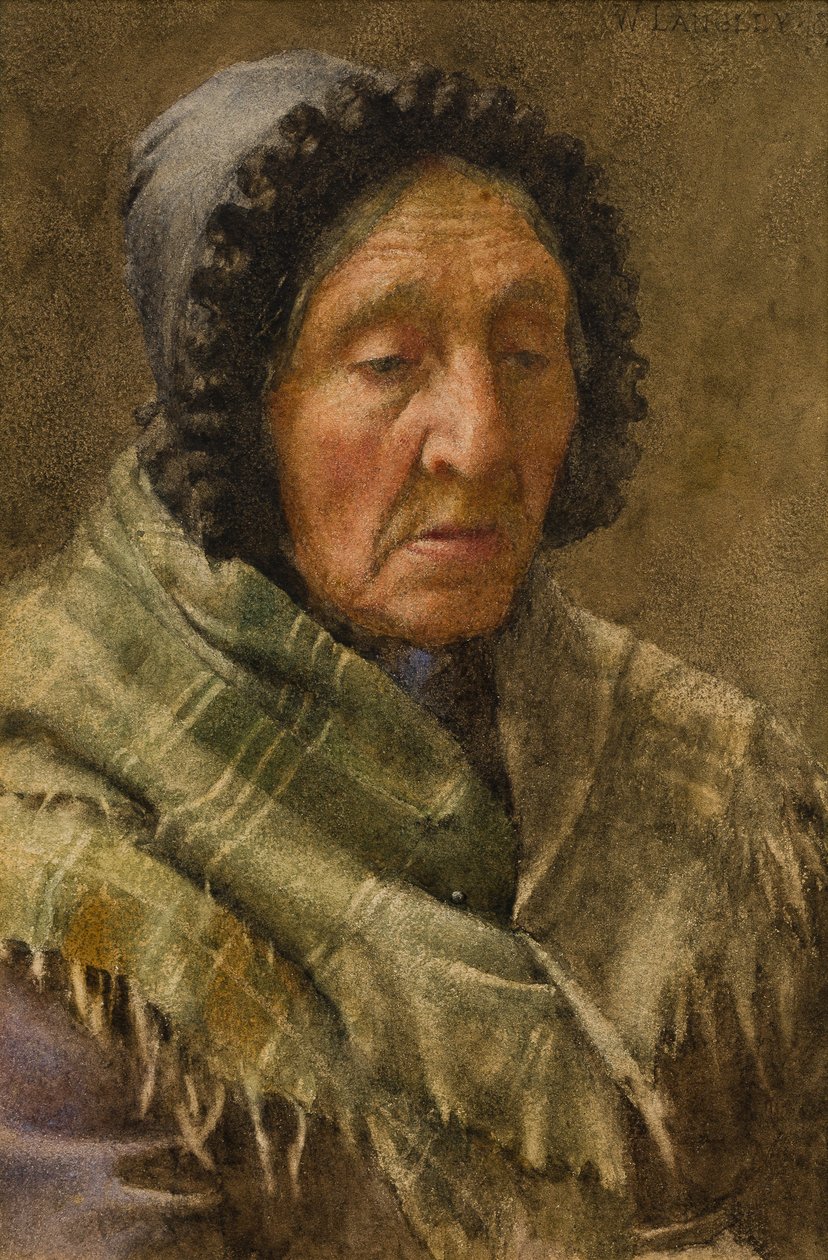 Newlyn Fishwife by Walter Langley