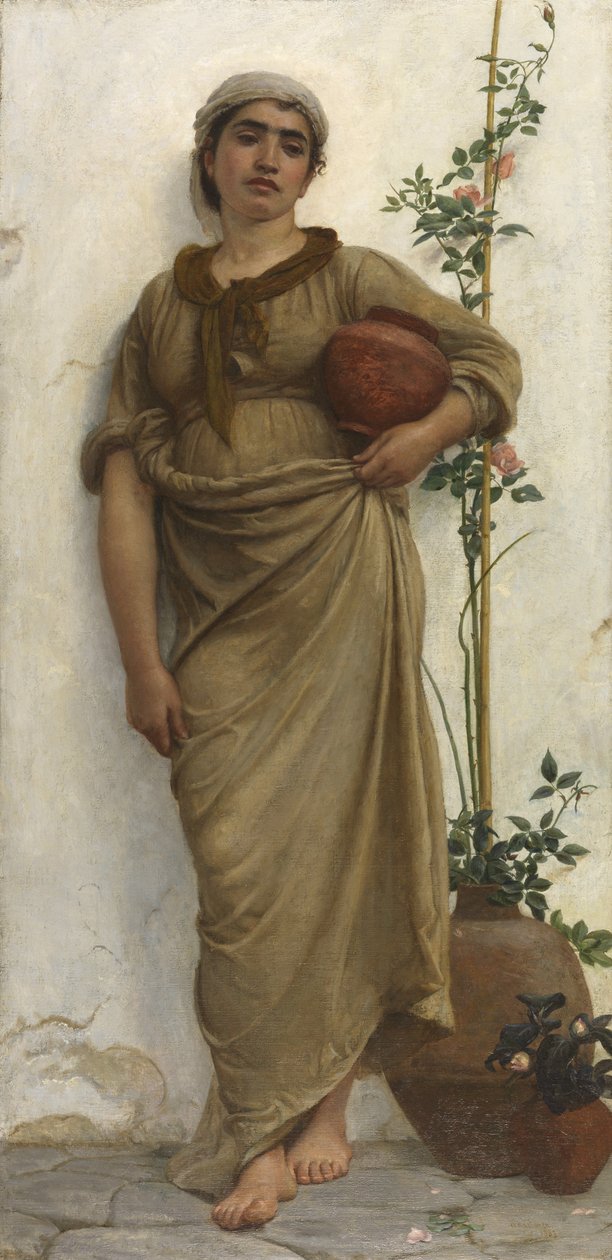 A Neapolitan Flower Seller, 1883 by Walter Maclaren