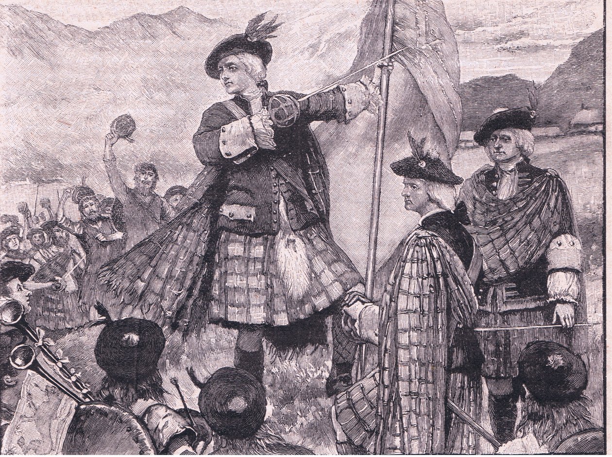 The Earl of Mar raising the Pretender