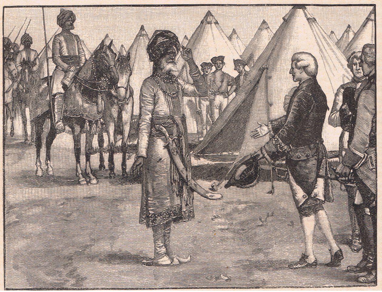 The Great Mogul Entering the English Camp AD 1765 by Walter Paget