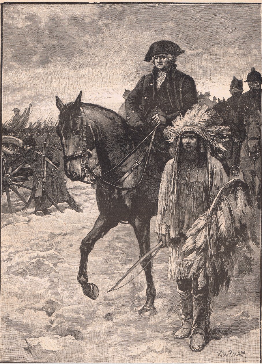 Washington Crossing the Delaware AD 1777 by Walter Paget
