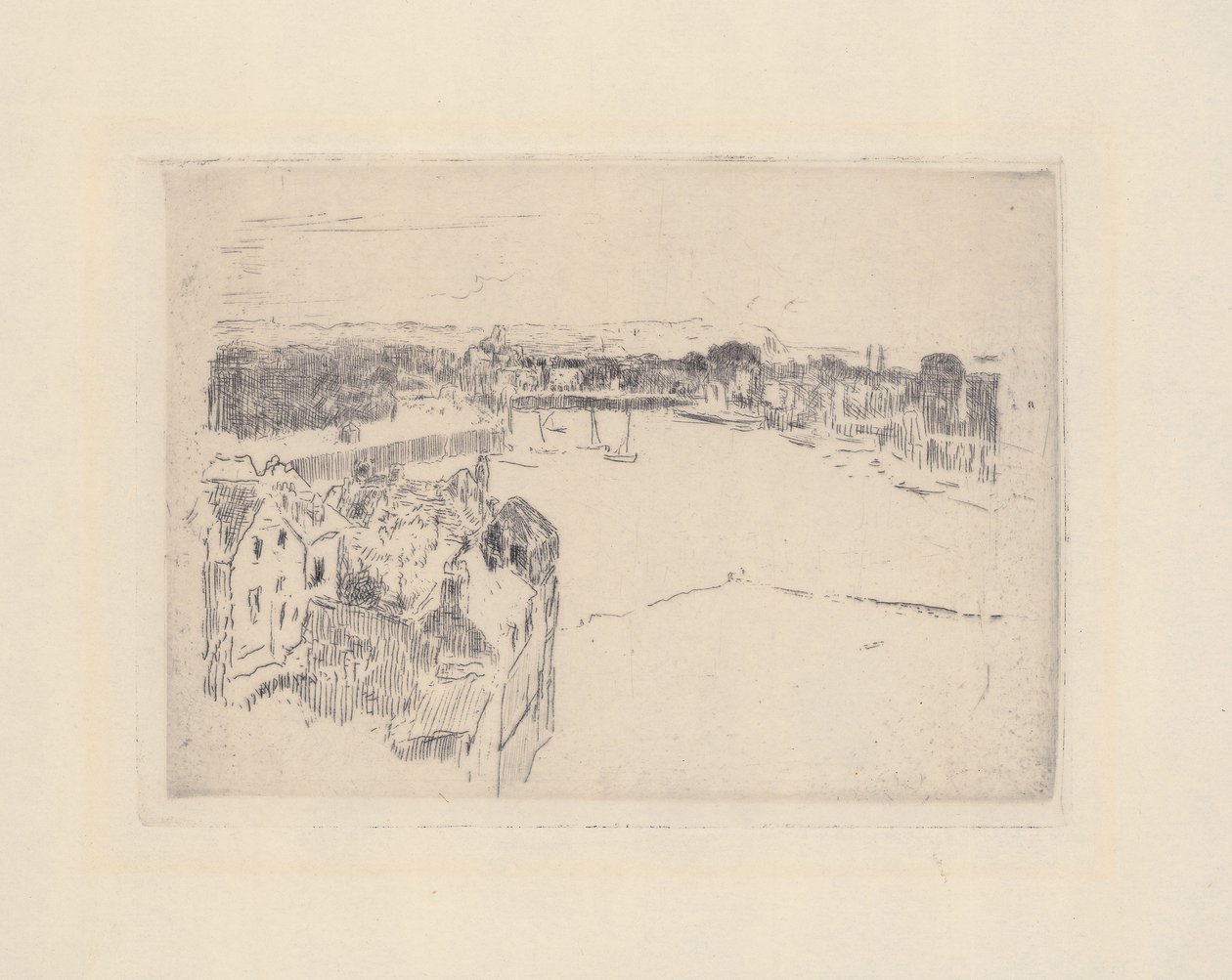 Dieppe Harbour, c.1885 by Walter Richard Sickert