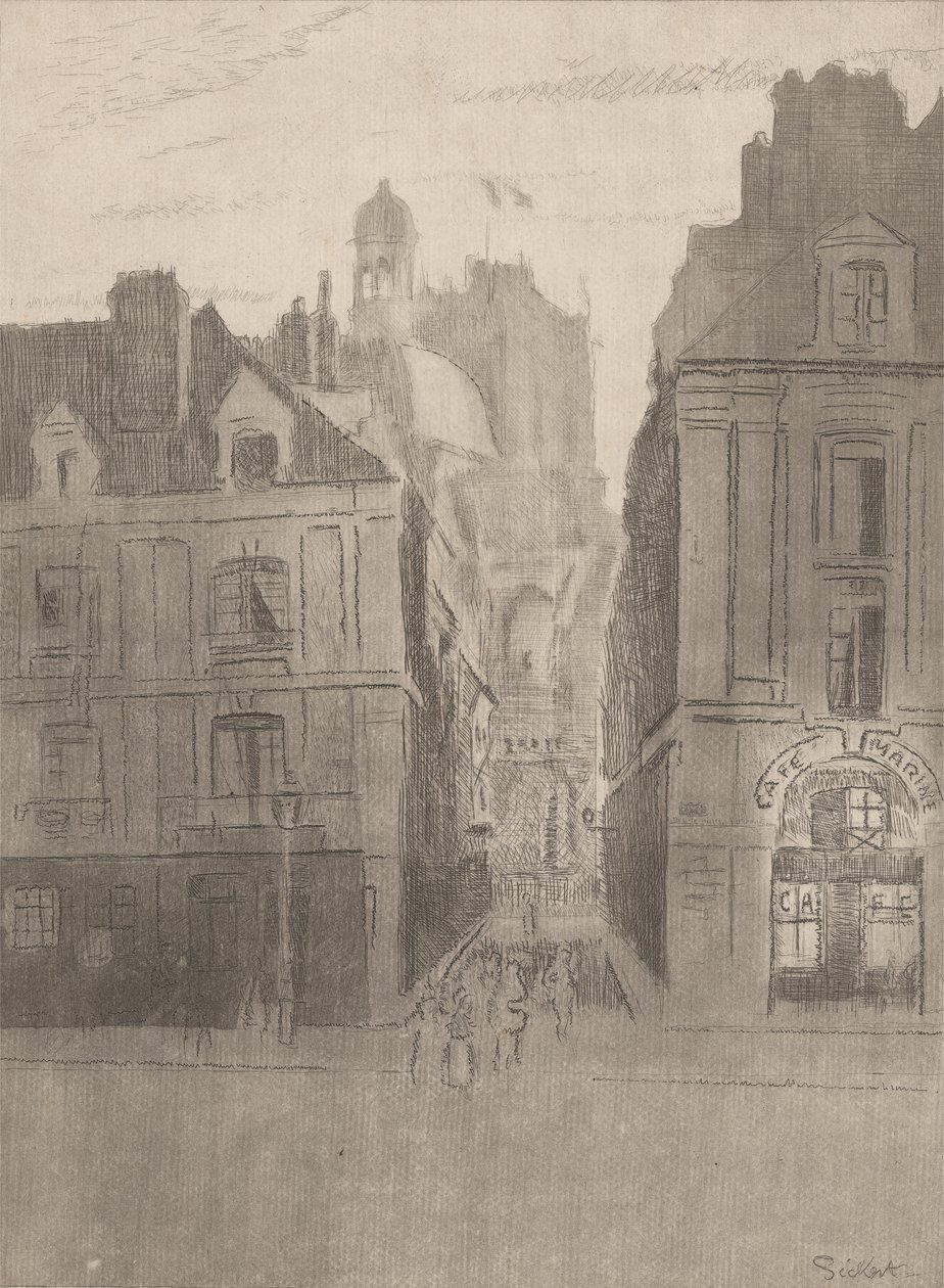 Street in Dieppe by Walter Richard Sickert