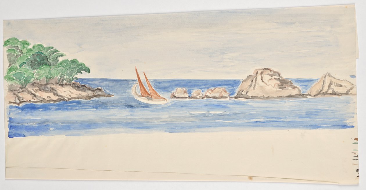 Coast in Florida (?) by Walter Barwig