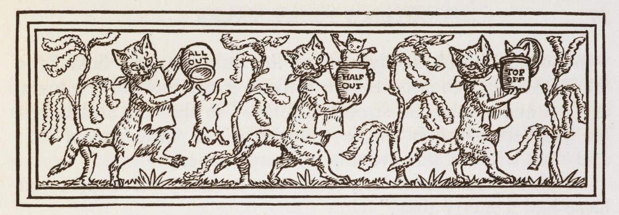 Cats by Walter Crane