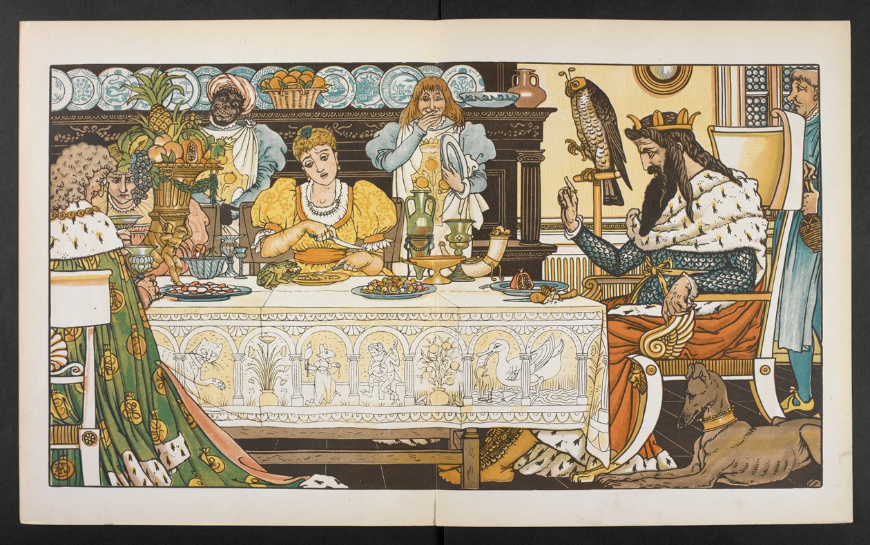 Illustration for the Frog Prince by Walter Crane