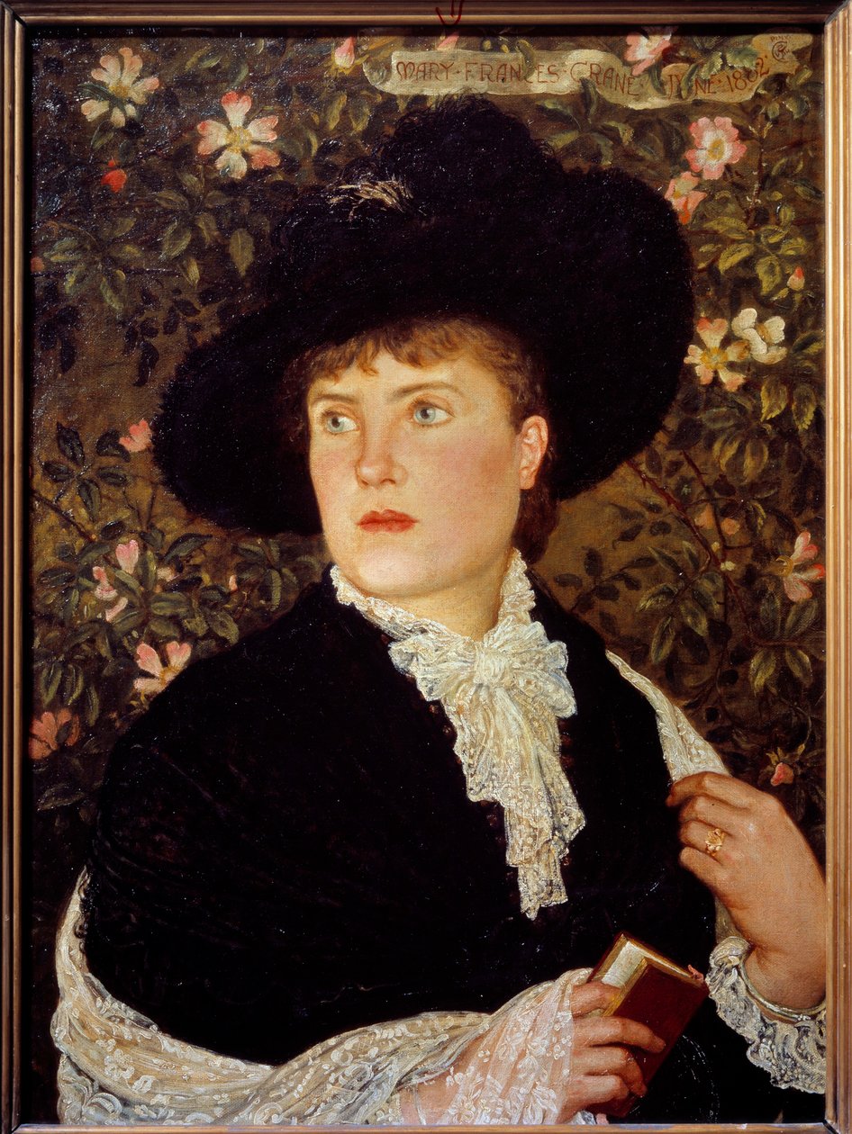 Portrait of Madame Walter Crane by Walter Crane