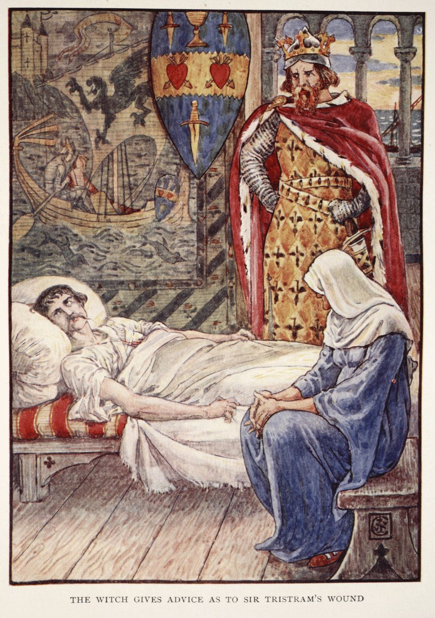 The Witch gives Advice as to Sir Tristram