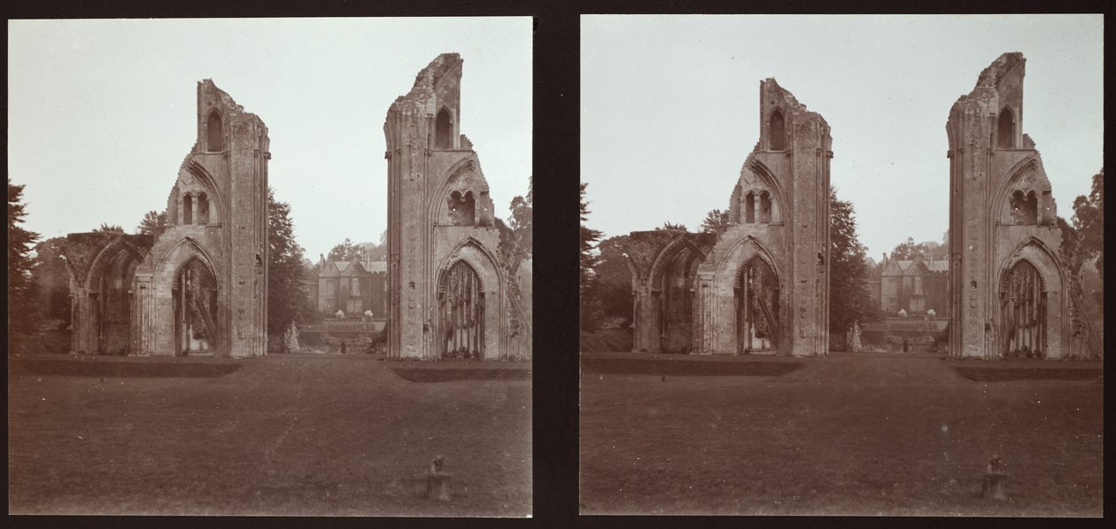 Glastonbury Abbey, Glastonbury, Mendip, Somerset, 1913 by Walter Edward Zehetmayr