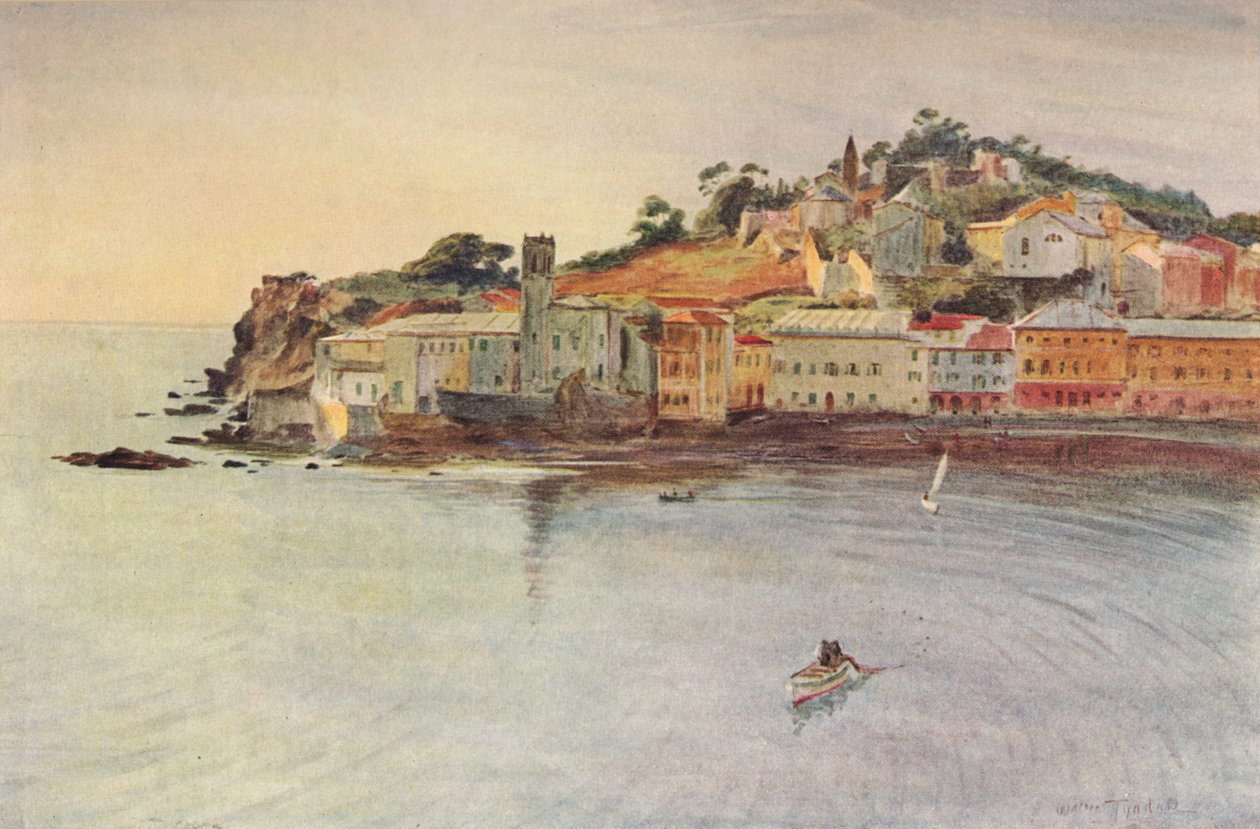 La Penisola, Sestri Levante, c. 1910 by Walter Frederick Roofe Tyndale