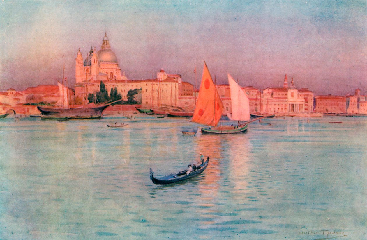 The Salute from the Giudecca by Walter Frederick Roofe Tyndale